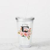 Letter F Acryl Drinkbeker (Achterkant)