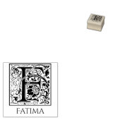 Letter F eerste brief met eigen naam Rubberstempel (Gestempeld)