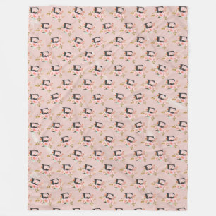 Letter F Fleece Deken