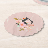 Letter F Kartonnen Onderzetters (Gekanteld)