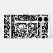 Letter F Middeleeuws Monogram Art Nouveau Case-Mate iPhone Case (Achterkant (horizontaal))