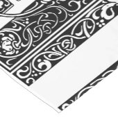 Letter F Middeleeuws Monogram Art Nouveau Korte Tafelloper (Hoek)