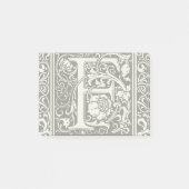 Letter F Middeleeuws Monogram Art Nouveau Post-it® Notes (Voorkant)
