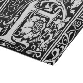 Letter F Middeleeuwse Monogram Art Nouveau Snijplank (Hoek)