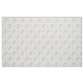 Letter F monogram bloemen tekst aangepaste stof (Fat Quarter)