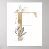 Letter F Monogram Poster (Voorkant)