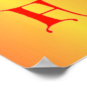 Letter F Poster (Hoek)