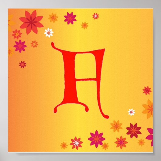 Letter F Poster (Voorkant)