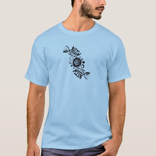 Letter F voor Vis T-shirt (Voorkant)