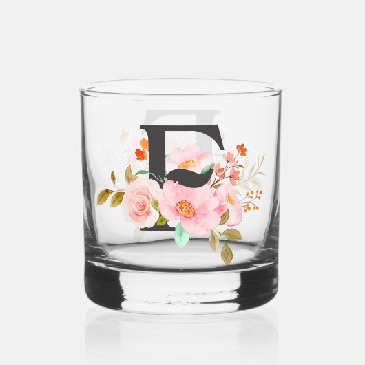 Letter F Whisky Glas (Voorkant)