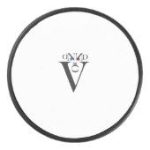 Letter Face Hockey Puck (Voorkant)