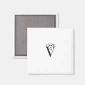 Letter Face Magnet (Voorkant / Achterkant)