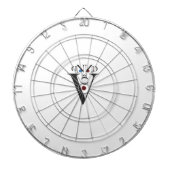 Letter Face Metal Cage Dartboard Dartbord (Voorkant)