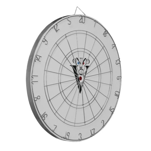Letter Face Metal Cage Dartboard Dartbord (Voorkant Links)