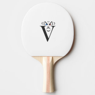 Letter Face Ping Pong Paddle Tafeltennisbatje