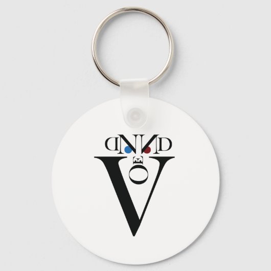 Letter Face Sleutelhanger (Voorkant)