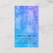 Letter Flip Chic Landelijk Visitekaartje (Achterkant)