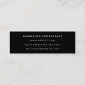 Letter Flip Mini Visitekaartje (Achterkant)