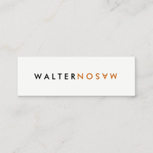 Letter Flip Mini Visitekaartje