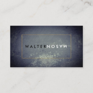 Letter Flip Rustic met Border Visitekaartje