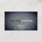 Letter Flip Rustic met Border Visitekaartje (Voorkant)