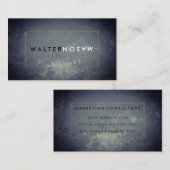 Letter Flip Rustic met rand Visitekaartje (Voorkant / Achterkant)