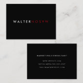 Letter Flip Visitekaartje (Voorkant / Achterkant)