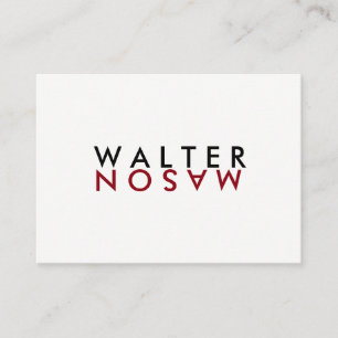 Letter Flip Visitekaartje