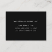 Letter Flip Visitekaartje (Achterkant)