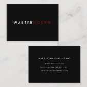 Letter Flip Visitekaartje (Voorkant / Achterkant)