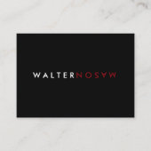 Letter Flip Visitekaartje (Voorkant)