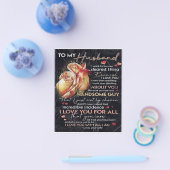 Letter For Husband | Family Decoration | Flyer (Enkel)