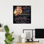 Letter For Husband | Family Decoration | Poster (Thuiskantoor)