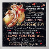 Letter For Husband | Family Decoration | Poster (Voorkant)