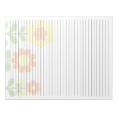 Letter-formaat 8,5 x 11-inch Sinaasappel achteraan Notitieblok (Voorkant)