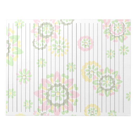 Letter-formaat 8,5 x 11 x roze roze roze notitieblok (Voorkant)