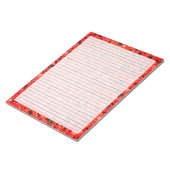 Letter-formaat Wide Rulling Hot Pink Terrazzo Notitieblok (Schuin)