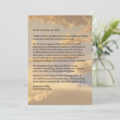Letter from God Faith Encouragement & Blessings  Kaart (Staand voorkant)