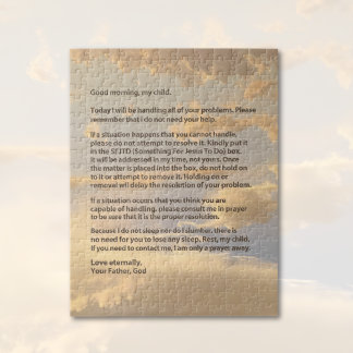 Letter From God Jigsaw Puzzle Legpuzzel