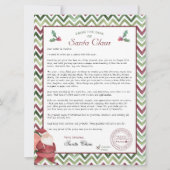 Letter from Santa for Older Kids Kaart (Voorkant)