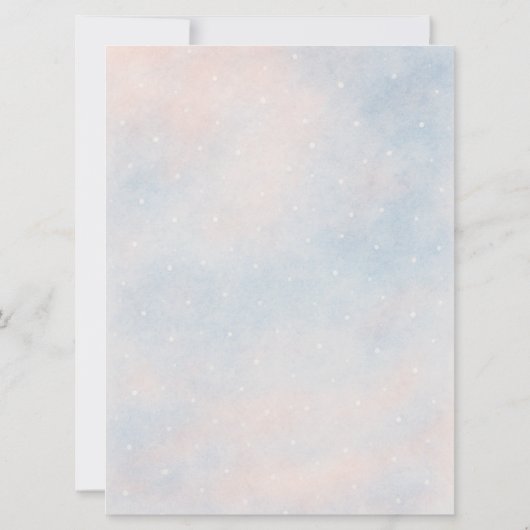 Letter From Santa - Sugar Plum Fairy Girly Magical Feestdagenkaart (Achterkant)