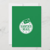Letter from the Christmas Elf North Pole Deed List Kaart (Achterkant)