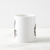 Letter G Botanische Waterverf Butterfly Monogram Koffiemok (Center)