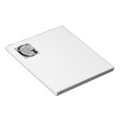 Letter G  Celtic Knot Monogram Notitieblok (Schuin)