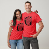 Letter G  Celtic Knot Monogram T-shirt (Unisex)