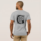 Letter G  Celtic Knot Monogram T-shirt (Achterkant volledig)