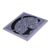 Letter G  Celtic Knot Monogram Tegeltje (Zijkant)
