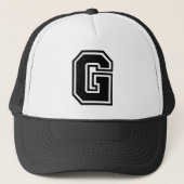 Letter "G" Classic Trucker Pet (Voorkant)