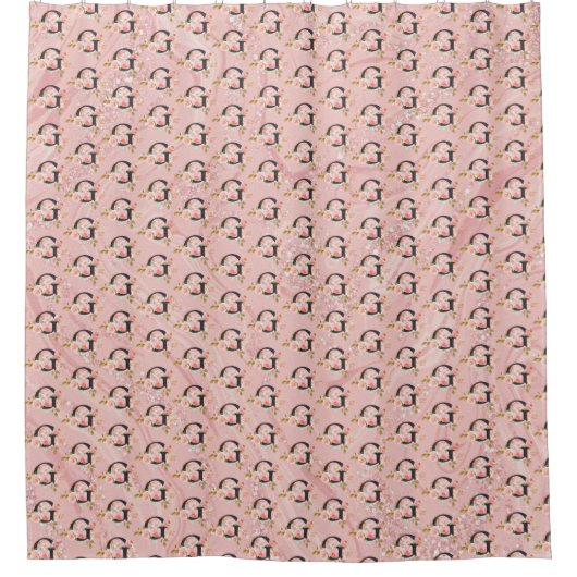 Letter G Douchegordijn (Voorkant)