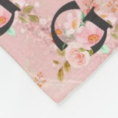 Letter G Fleece Deken (Hoek)